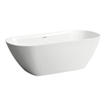 LUA wanna wolnostojąca 1700 x 750 mm, MARBOND, zintegrowany przelew, korek klik-klak chrom w komplecie, kolor biały połysk