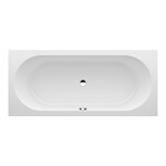 PRO wanna do zabudowy 1800 x 800 mm, MARBOND, ultra cienka korona wanny 15mm, zestaw nóg w komplecie, kolor biały połysk