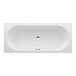 PRO wanna do zabudowy 1700 x 750 mm, MARBOND, ultra cienka korona wanny 15mm, zestaw nóg w komplecie, kolor biały połysk