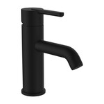 LUA bateria umywalkowa jednouchwytowa S, funkcja Eco+ 115mm, bez korka, czarny mat