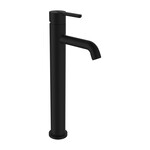 LUA bateria umywalkowa jednouchwytowa L, funkcja Eco+ 135mm, bez korka, czarny mat