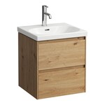 LANI szafka podumywalkowa 500, 2 szuflady, pasuje do umywalki LUA 810081, dziki dąb</br>Wymiary (szer./gł./wys.): 480x440x515 mm