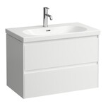 LANI szafka podumywalkowa 800, 2 szuflady, pasuje do umywalki LUA 810087, kolor specjalny</br>Wymiary (szer./gł./wys.): 785x440x515 mm