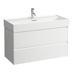 LANI szafka podumywalkowa 1000, 2 szuflady, pasuje do umywalki LUA 810089, multikolor</br>Wymiary (szer./gł./wys.): 985x450x515 mm