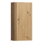 LANI kolumna łazienkowa niska 700, 1x drzwi, wersja prawa, dziki dąb</br>Wymiary (szer./gł./wys.): 355x185x700 mm