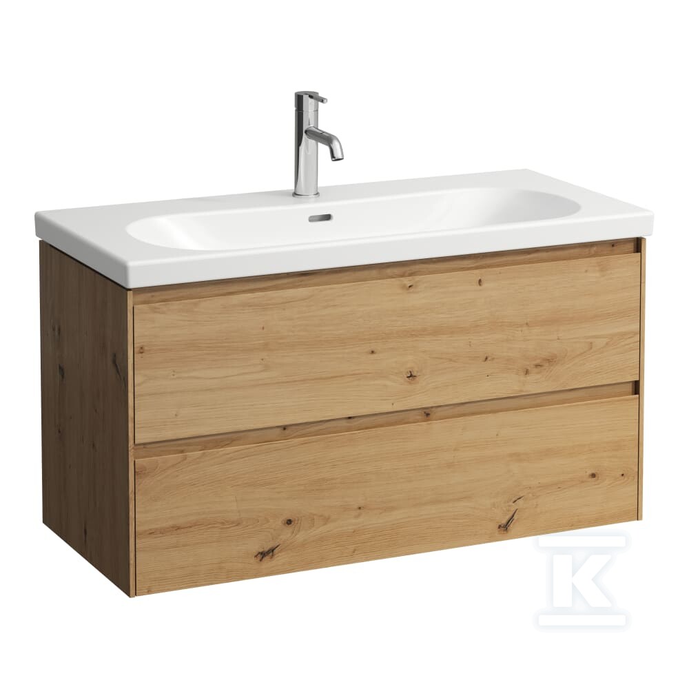 LUA Umywalka ścienna 1000 x 460 mm, - H8100894001041