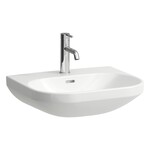 LUA Umywalka ścienna 550 x 460 mm, powłoka LCC</br>bez otworu na baterię, z otworem przelewowym