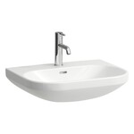 LUA Umywalka ścienna 600 x 460 mm, powłoka LCC</br>bez otworu na baterię, z otworem przelewowym