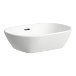 LUA Umywalka nablatowa, owalna 500 x 335 mm, powłoka LCC</br>bez otworu na baterię, bez otworu przelewowego
