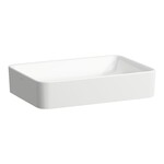 PRO S Umywalka nablatowa 500 x 380 mm, powłoka LCC</br>szlifowany spód i szkliwiony tył umywalki</br>bez otworu na baterię, bez otworu przelewowego