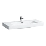 PRO S Umywalka ścienna 1050 x 460 mm</br>z otworem na baterię na środku, z otworem przelewowym
