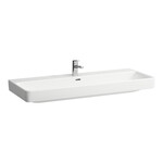 PRO S Umywalka ścienna jednokomorowa 1200 x 460 mm</br>z otworem na baterię na środku, z otworem przelewowym