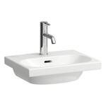 LUA Mała umywalka ścienna 450 x 340 mm, powłoka LCC</br>bez otworu na baterię, z otworem przelewowym