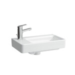 PRO S Umywalka ścienna 480 x 280 mm mała, powłoka LCC</br>z otworem na baterię po lewej stronie