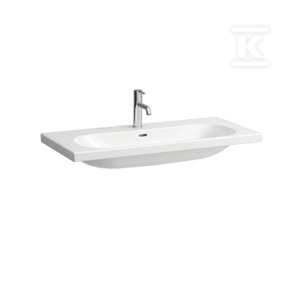 LUA Umywalka ścienna 1000 x 460 mm, - H8160894001071