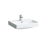 PRO S Umywalka ścienna 600 x 465 mm, powłoka LCC</br>z otworem na baterię na środku, z otworem przelewowym</br>szlifowany spód umywalki umożliwia postawienie na blacie