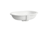 SAVOY Umywalka podblatowa owalna 575 x 375 mm,</br>wymiar wycięcia w blacie 510 x 310 mm</br>bez otworu na baterię, szkliwiona z zewnątrz