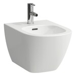 LUA Bidet podwieszany ADVANCED 520 x 360 mm, powłoka LCC</br>z otworem na baterię na środku, z otworem przelewowym