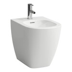 LUA Bidet stojący, przyścienny 520 x 360 mm, powłoka LCC</br>z otworem na baterię na środku, z otworem przelewowym