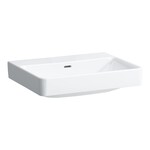 PRO S Umywalka ścienna 600 x 465 mm, powłoka LCC Active</br>z otworem na baterię na środku, z otworem przelewowym