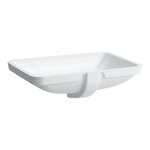 PRO S Umywalka podblatowa 595 x 430 mm, bez otworu na baterię, z otworem przelewowym, powłoka LCC Active</br>nieszlifowana