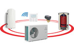 Pompa ciepła powietrzna monoblok Prima 10GT - 10 kW, 1 fazowy, 230 V hybrydowy system grzewczy R32 GTOP160/B60