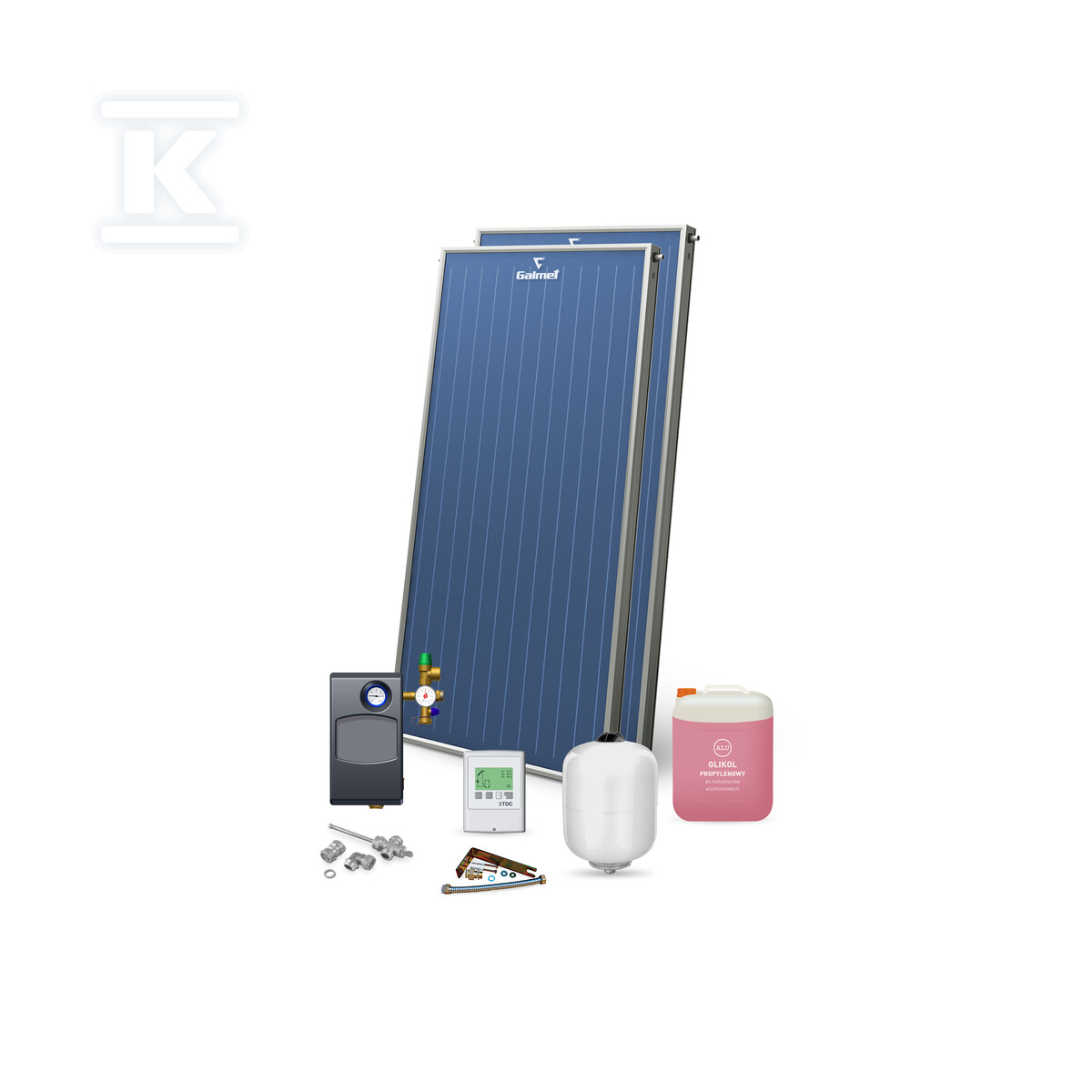 Zestaw solarny Premium Alu dla 2-4 os. - 08-912002