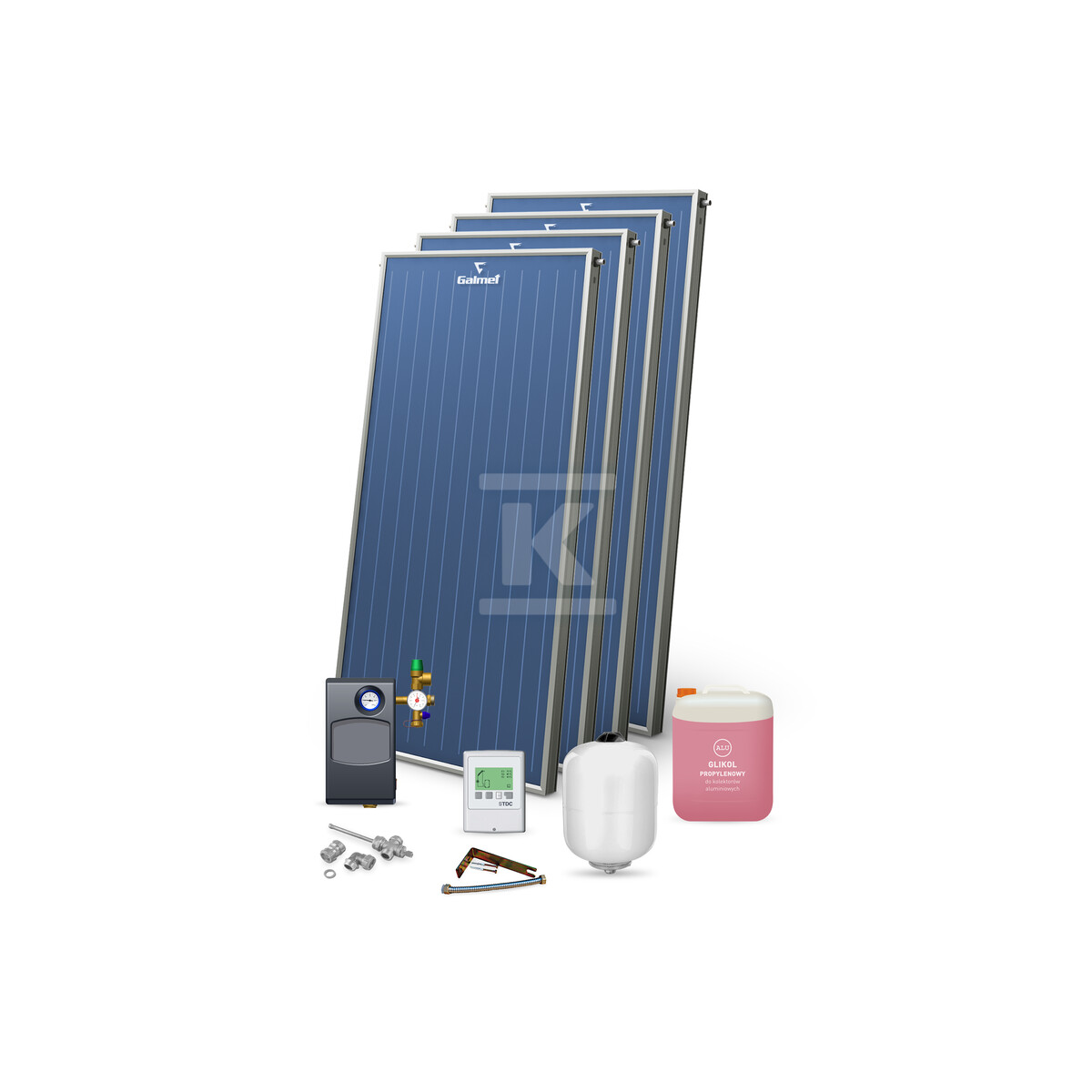 Zestaw solarny Premium Maxi Alu dla 4-8 - 08-912004