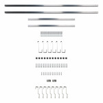 Монтажний комплект для похилого даху з черепичним покриттям 3 плити