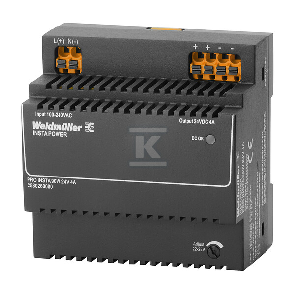 Zasilacz impulsowy, 96 W, 4 A @ 55 °C, - 2580260000