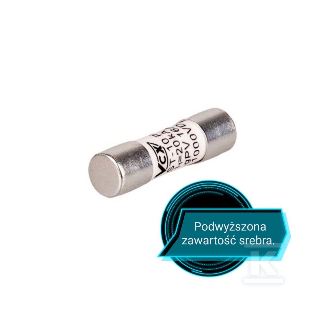 Wkładka bezpiecznikowa gPV 10X38 10A DC - ST 10PV G 10A