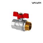 Válvula de esfera de latão OMAX PN30 DN15 com alavanca, rosca 1/2" (N-W)