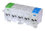 Blok rozdzielczy - odgałęźny SCB 35-5X Al/Cu 80250 SIMBLOCK zie/sza/nie
