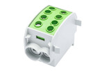 Блок розподілу - відгалужувальний SCB 70 Al/Cu 80310 SIMBLOCK зелений