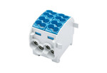 Блок розподілу - відгалужувальний SCB 25-2 Al/Cu 80120 SIMBLOCK синій