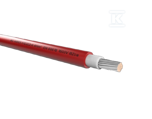 Фотоелектричний кабель H1Z2Z2-K B2ca - SOLB-4-RD-500