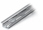 Szyna montażowa stalowa, 15 x 5,5 mm, grubość 1 mm, długość 2 m, z perforacją, zgodnie z EN 60715, srebrny