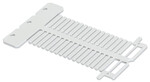 Tabliczka wsuwana, do plotera IP200, do zastosowania w tulejkach, długość: 23 mm, biały