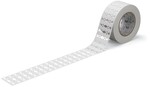 Oznacznik na opaski zaciskowe kabla, do drukarki TP, do zastosowania z opaskami zaciskowymi, 25 x 10 mm, biały