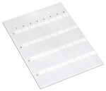 Etykiety z laminacją, biały 13x21