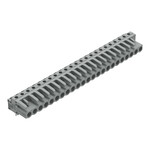 Gniazdo THT, konstrukcja kątowa, raster 5 mm, 23-biegunowe pin lutowniczy 0,6 x 1,0 mm, szary