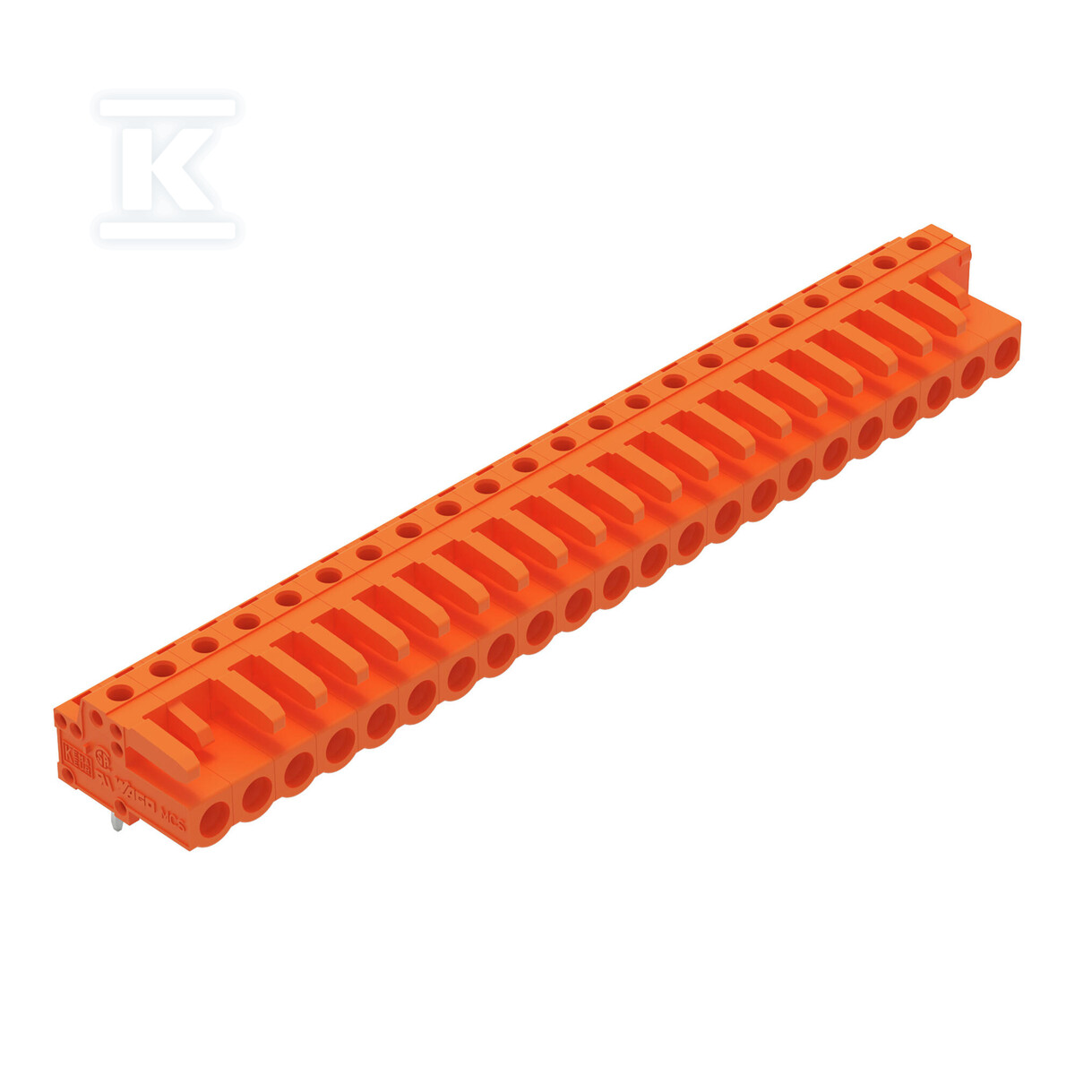 Gniazdo THT, konstrukcja kątowa, raster - 232-282