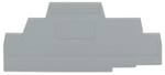 Ścianka końcowa/wewnętrzna, grubość 2,5 mm, szary