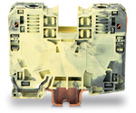 Złączka przelotowa 2-przewodowa, 35 mm2, boczne miejsca na oznaczniki, tylko na szynę TS 35 x 15, POWER CAGE CLAMP, 35,00 mm2, ciemnoszary-żółty