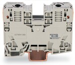 Złączka przelotowa 2-przewodowa, 35 mm2, do zastosowań Ex e II, boczne miejsca na oznaczniki, tylko na szynę TS 35 x 15, POWER CAGE CLAMP, 35,00 mm2, jasnoszary