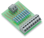 Moduł z opornikiem, z 8 szt., rezystor 2K2, 1 W, 2,50 mm2