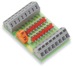 Moduł z LED, z 16 szt., LED czerwona, ze wspólną katodą, 2,50 mm2