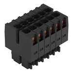 Gniazdo 1-przewodowe, 2-rzędowe, CAGE CLAMP®, 1,5 mm2, raster 3,5 mm, 10-biegunowe 100% ochrona przed błędnym połączeniem, 1,50 mm2, czarny