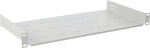 Полиця фронтальна 1U з задньою опорою, для шаф RACK 19’’ 445x235, сіра