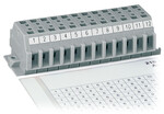 Pasek oznacznikowy, jako arkusz A4, z nadrukiem, 1 - 12 (80x), wys. paska 6 mm, długość paska 182 mm, nadruk poziomo, samoprzylepny, biały